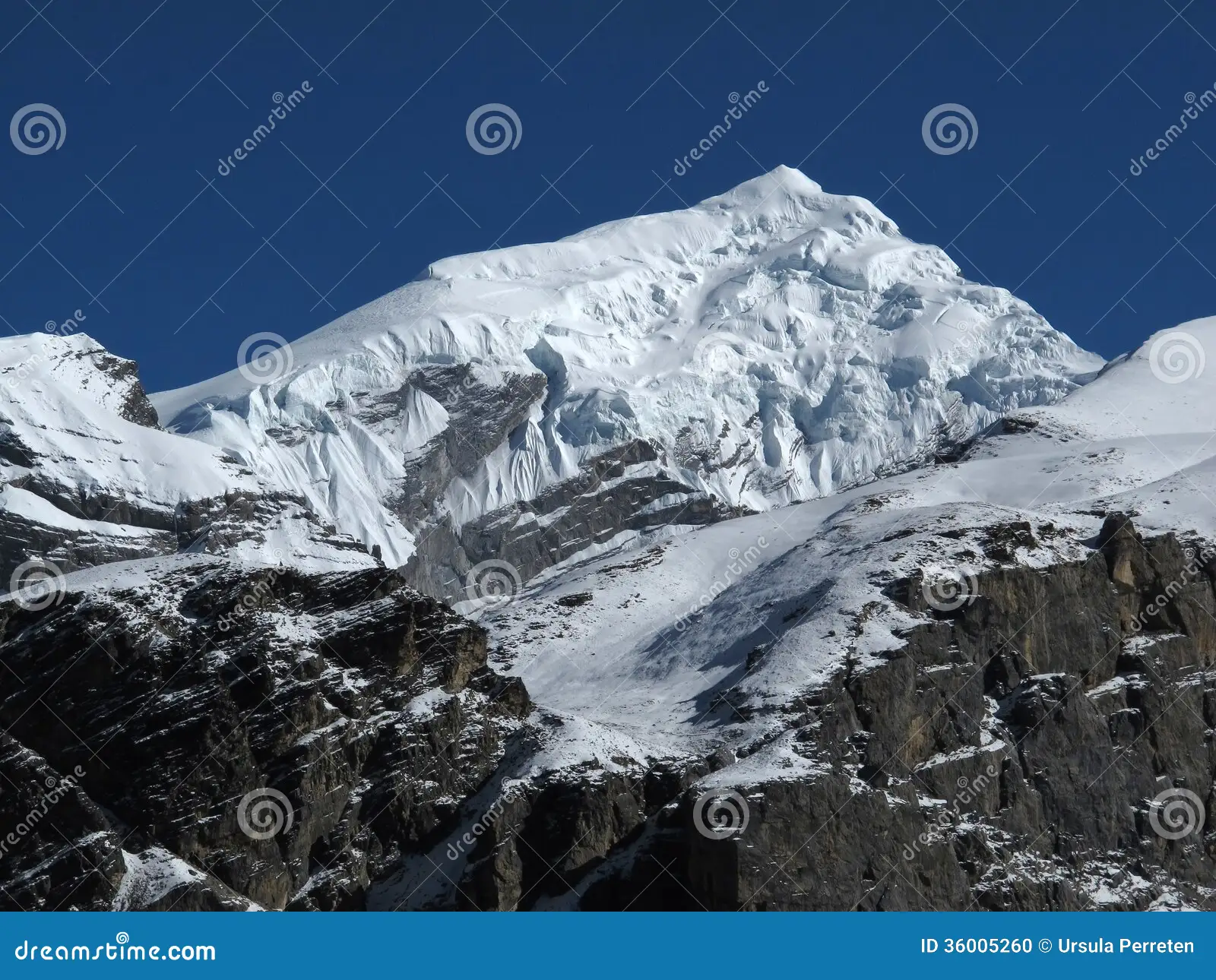 Chulu West Peak Climbing landscape view